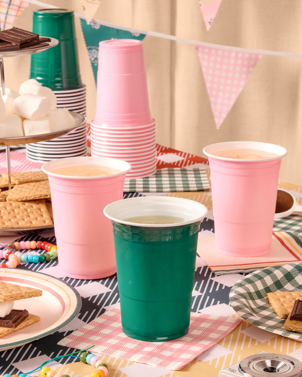 Camp Bride Cups - 50 matte 16 oz cups