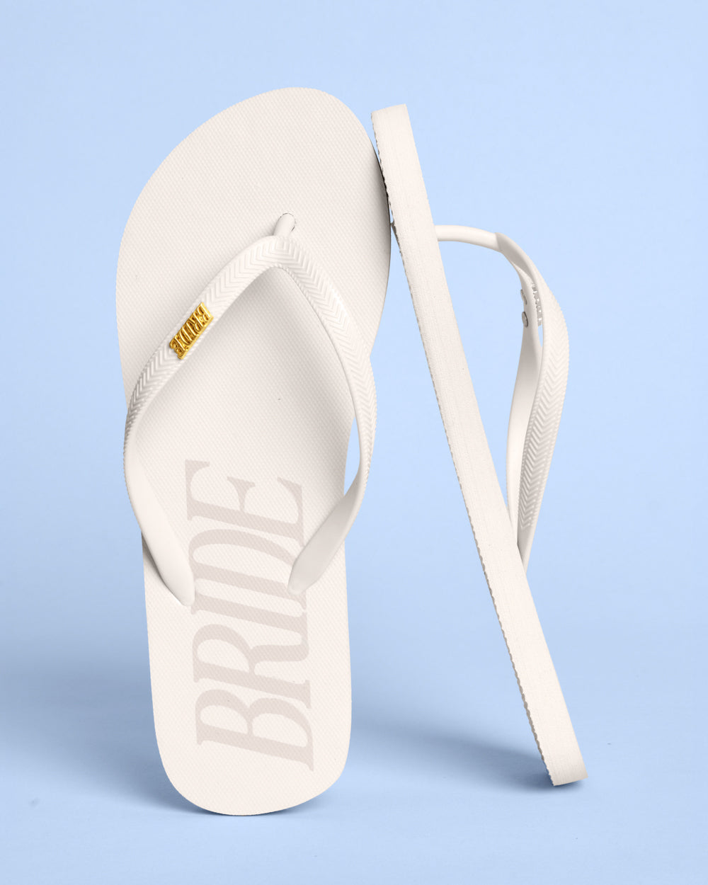 Bride Flip Flops - rubber flip flops