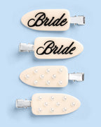 Bride Beauty Clips - 4 pc ivory hair clip set