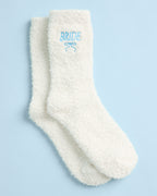 Bride Cloud Socks - fuzzy ivory socks