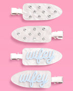 Wifey Beauty Clips - 4 pc acrylic hair clips