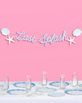 Last Splash Banner - matte blue banner