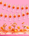 Spritz Accordion Banner - orange party banner