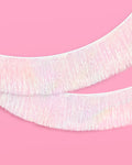 Iridescent Fringe - iridescent foil banner