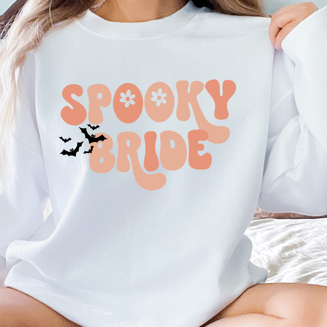 Spooky Bride Bats Tee or Sweatshirt