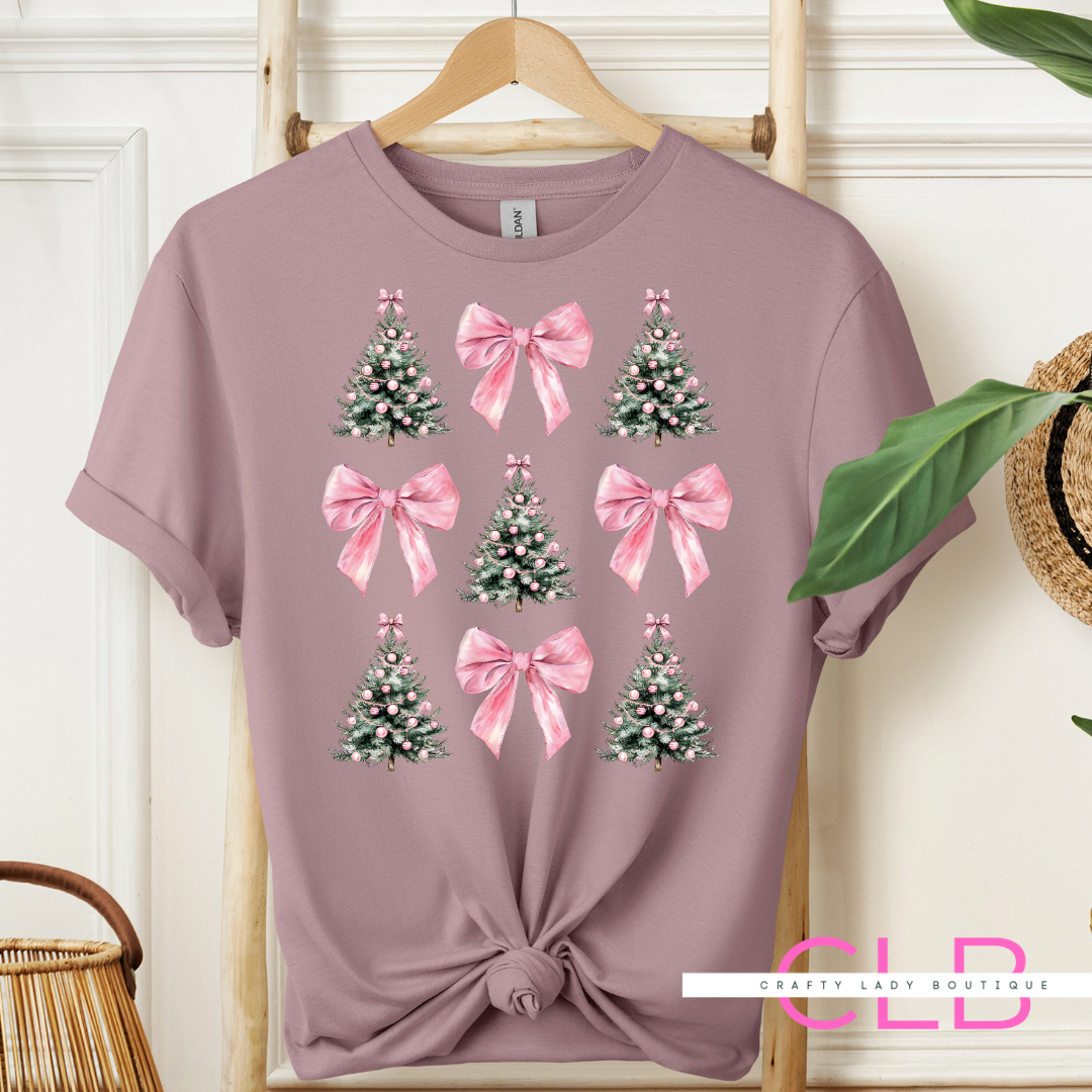 Trees & Bows Trendy Tee or Sweatshirt