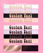 Groovy Custom Sash - customizable sash