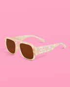 Bride Aviator Sunnies - neutral tortoise sunglasses