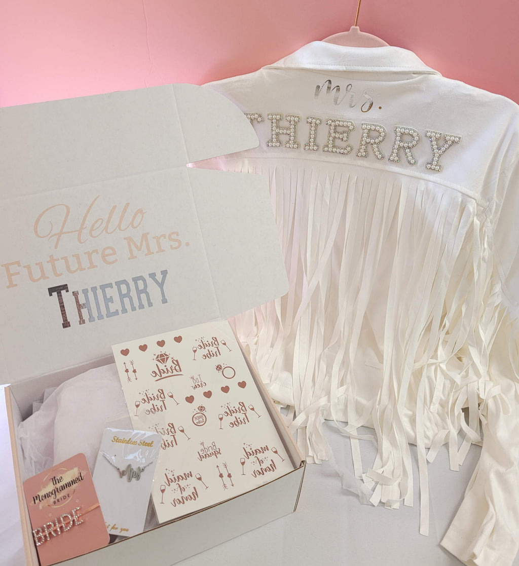 One-Time Mystery Monogrammed Bride Gift Box