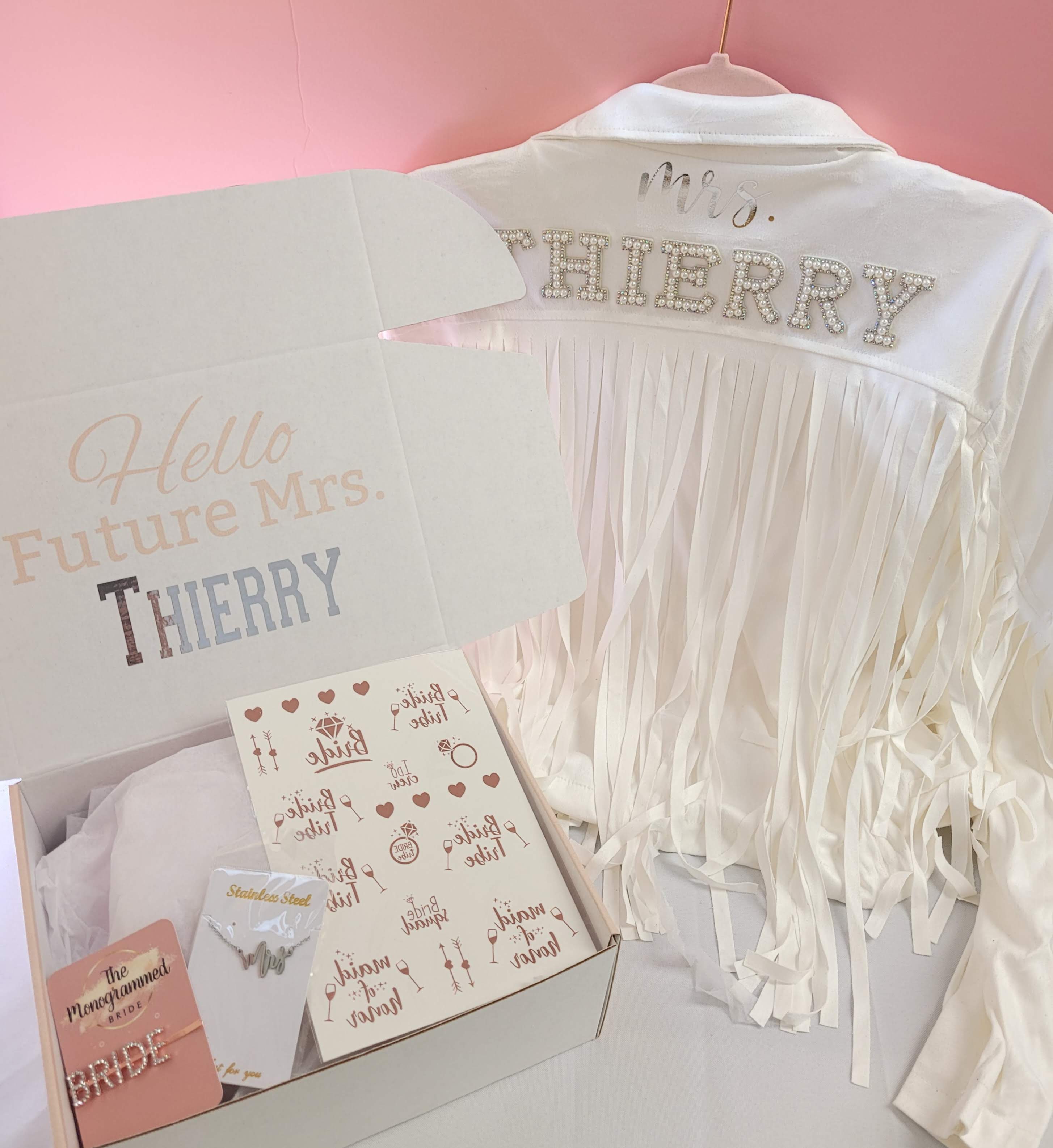 One-Time Mystery Monogrammed Bride Gift Box