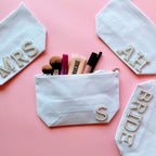 Pearl Patch Makeup Bag