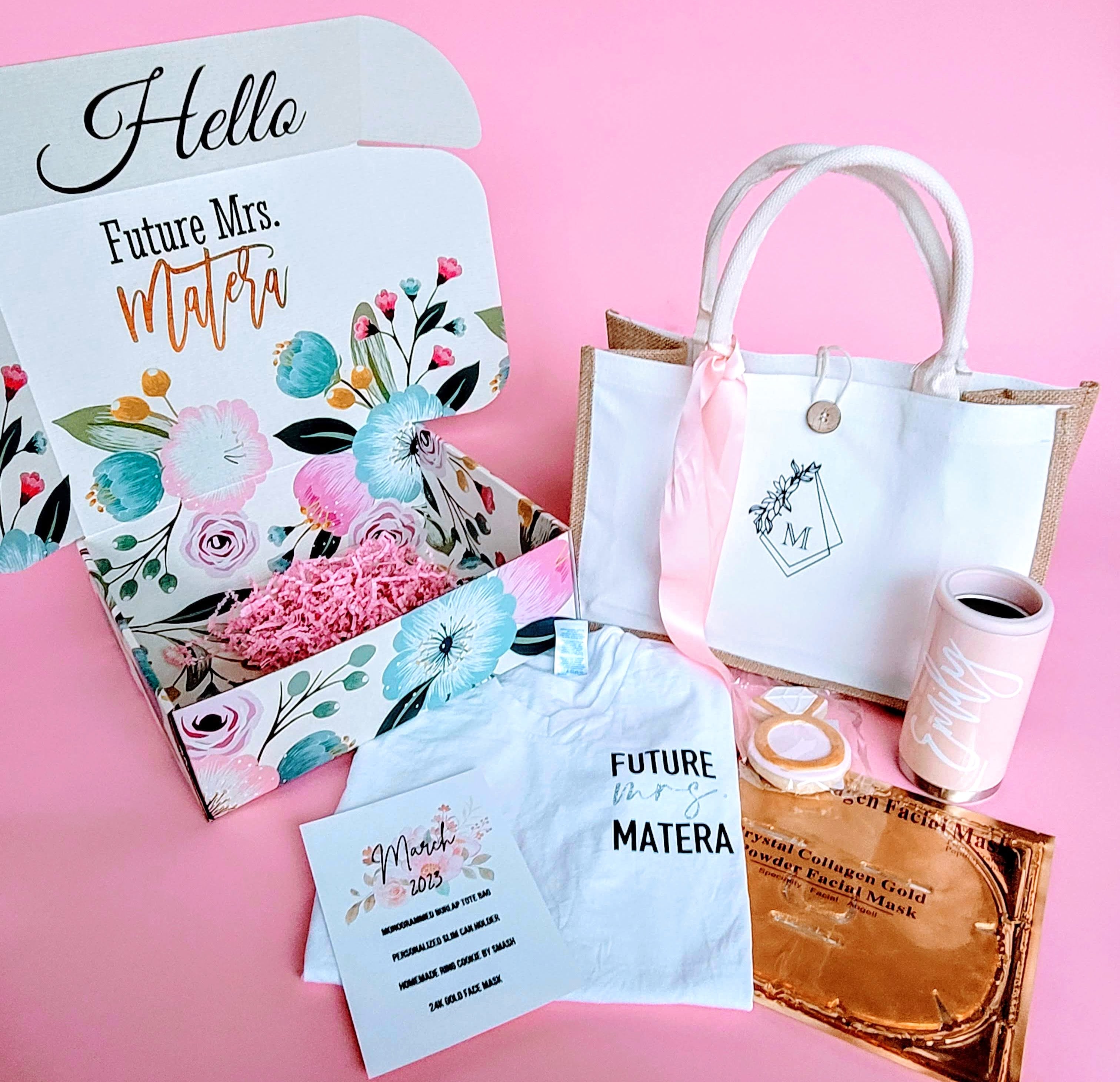 One-Time Mystery Monogrammed Bride Gift Box