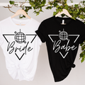 Disco Bride and Babe Bachelorette Party Tee