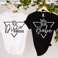 Disco Bride and Babe Bachelorette Party Tees