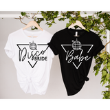 Disco Bride and Babe Bachelorette Party Tees