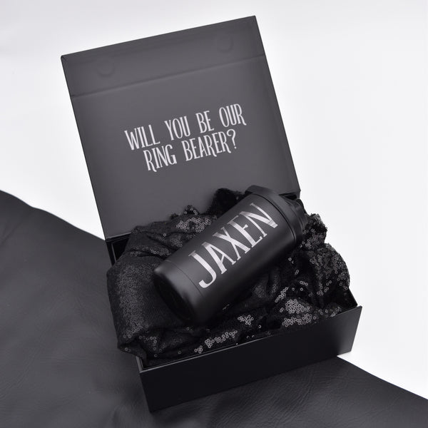 Personalized Ring Bearer Proposal Box