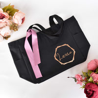Personalized Tote Bag with zipper, Swag Bag