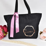 Personalized Tote Bag with zipper, Swag Bag
