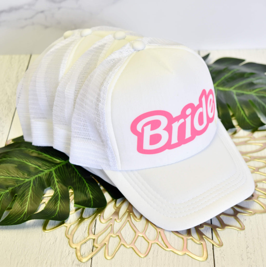 Bride Hat, Bachelorette Party, Pink Theme