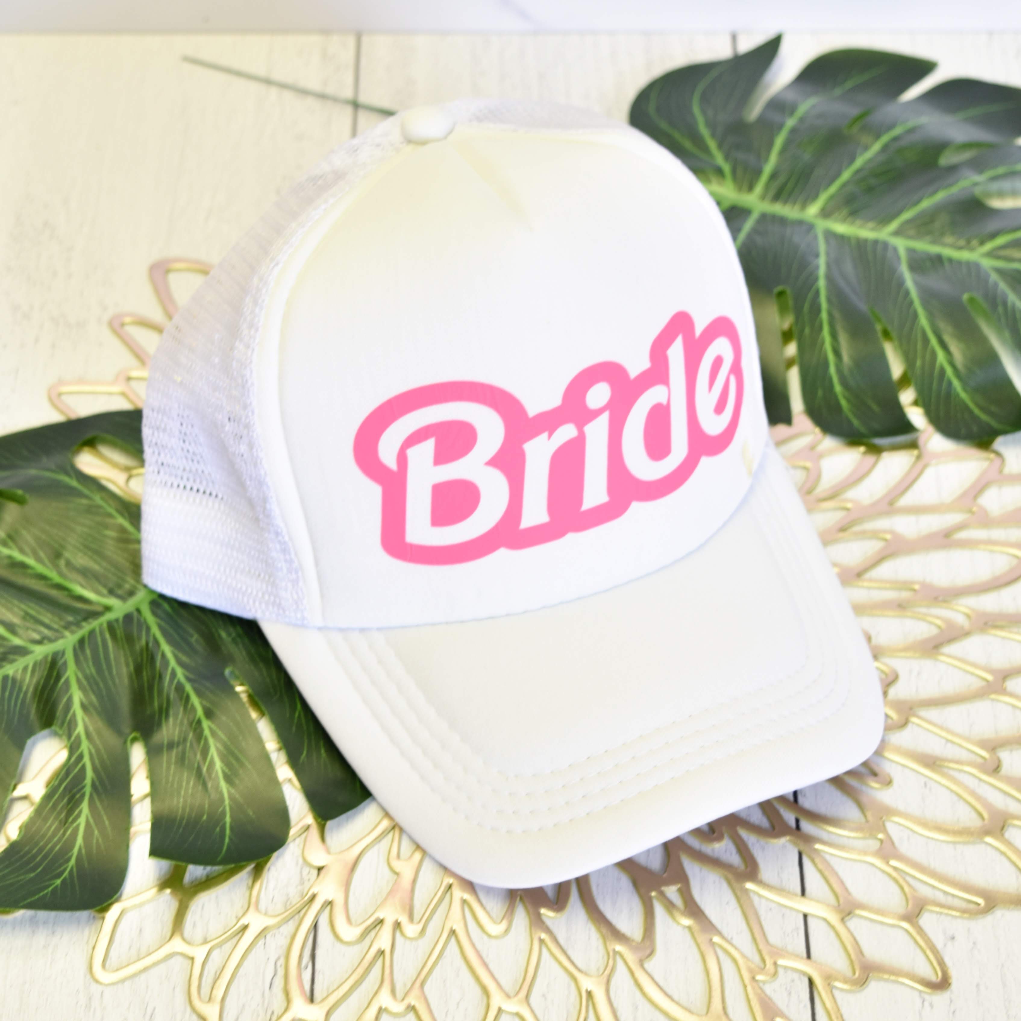 Bride Hat, Bachelorette Party, Pink Theme