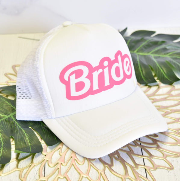 Bride Hat, Bachelorette Party, Pink Theme