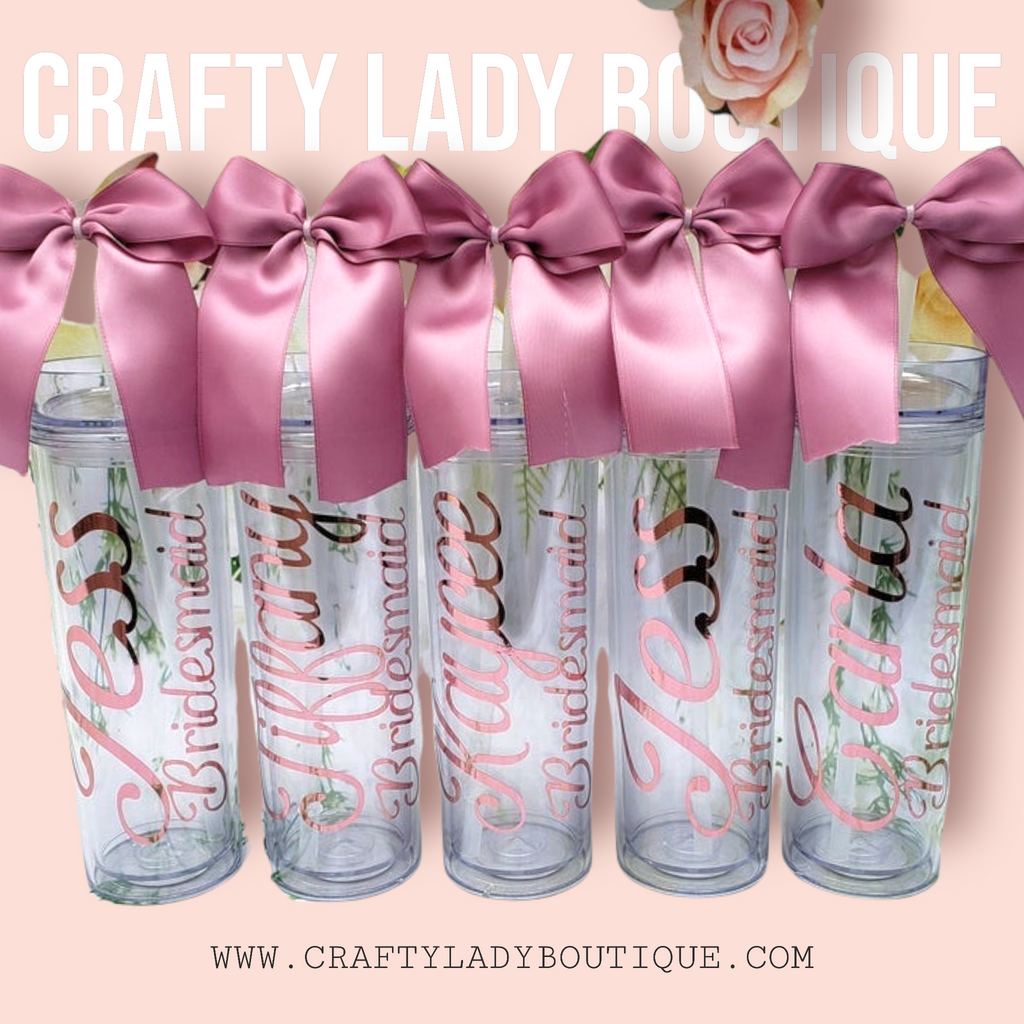 Personalized Bridesmaid Tumbler