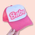 Hot Pink Babe Trucker Hat