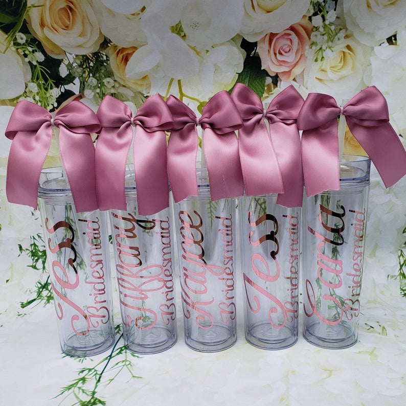 Personalized Bridesmaid Tumbler