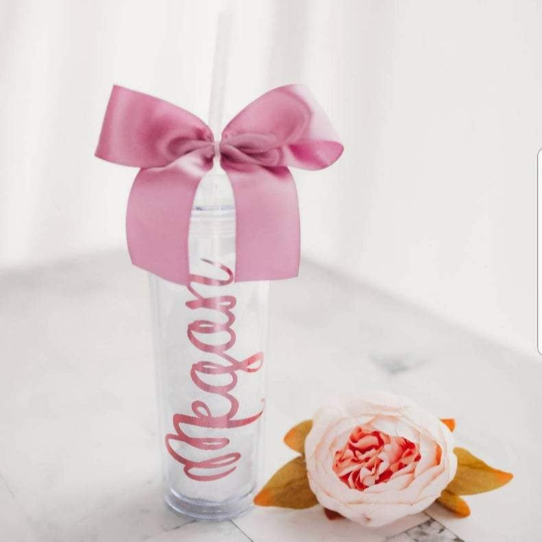 Personalized Bridesmaid Tumbler