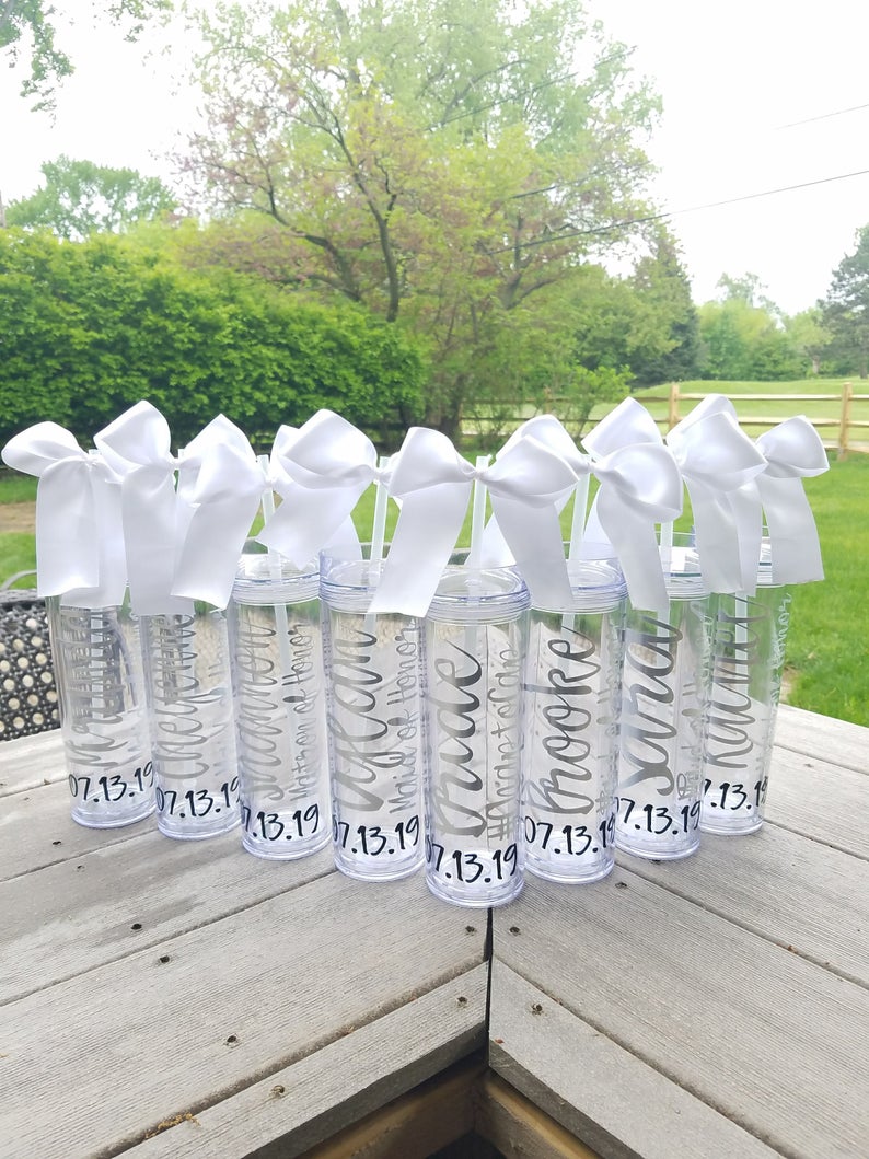 Personalized Bridesmaid Tumbler