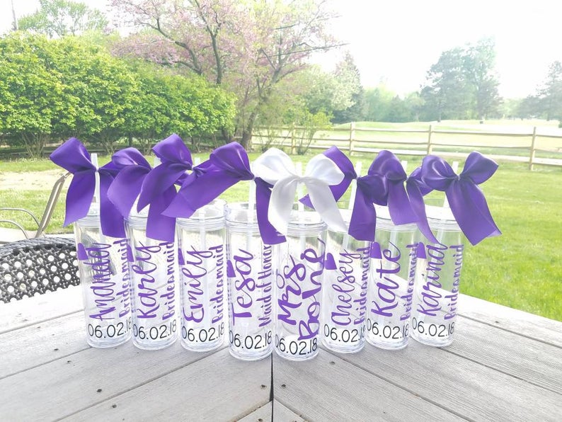 Personalized Bridesmaid Tumbler